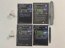 B arn Bearn Axis Allies War at Sea Condition Zebra 2/40 Lot of 4 Vindicator