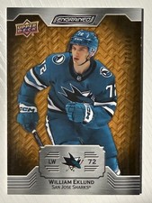 William Eklund 2023-24 Upper Deck Engrained #18 072/349 San Jose Sharks