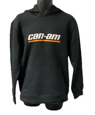 Can-Am Men's Emblem Pullover Hoodie Sweatshirt Black 288242