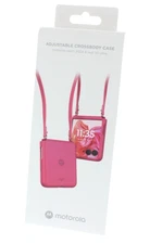 Motorola Adjustable Crossbody Case for Razr+ 2024 & Razr 50 ultra Hot Pink NEW