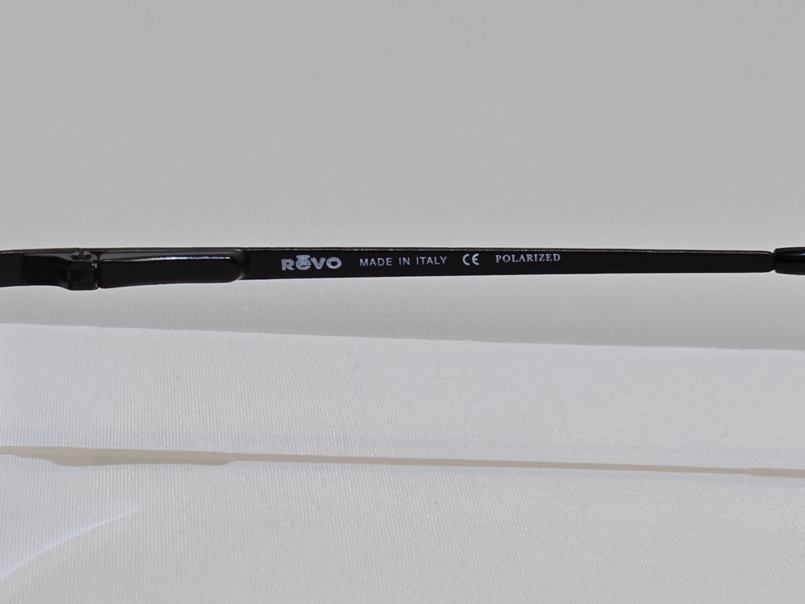 Vintage REVO 3008 Black Python Pattern Sunglasses… - image 4