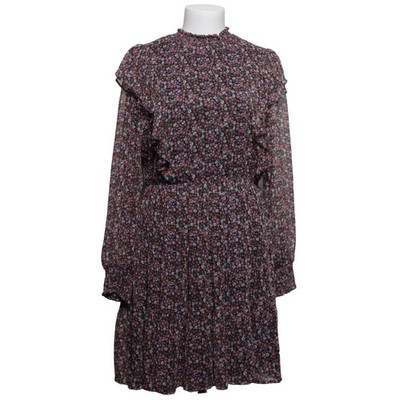 Manguun, Kleid, Größe: 40, Schwarz/Mehrfarbig, Polyester/Viskose, Blumen #Rld
