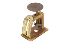 Vintage Lorraine Metal Mfg Postal Scale 1930-40s Postage Scale