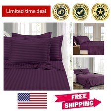 Ultra Soft California King 6-Piece Luxury Bed Sheet Set - Easy Care Microfiber