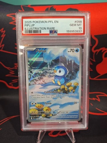 Pokémon TCG PFL EN Piplup #98 PSA 10 GEM MT