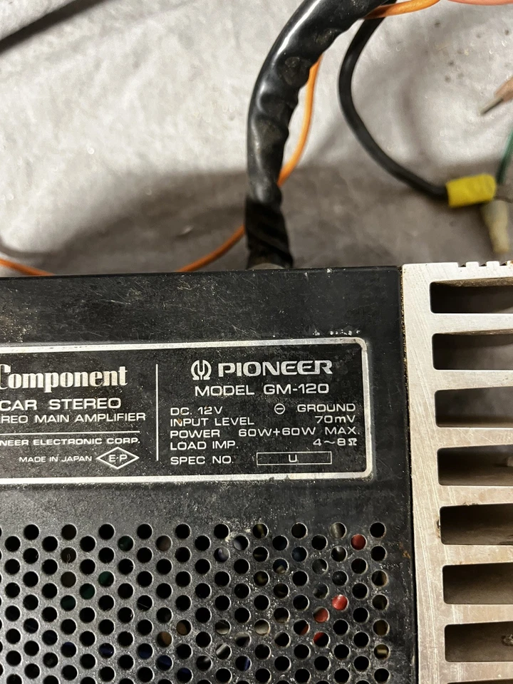 amplificador pioneer GM-120 sin probar para piezas  Foto 2 de 4