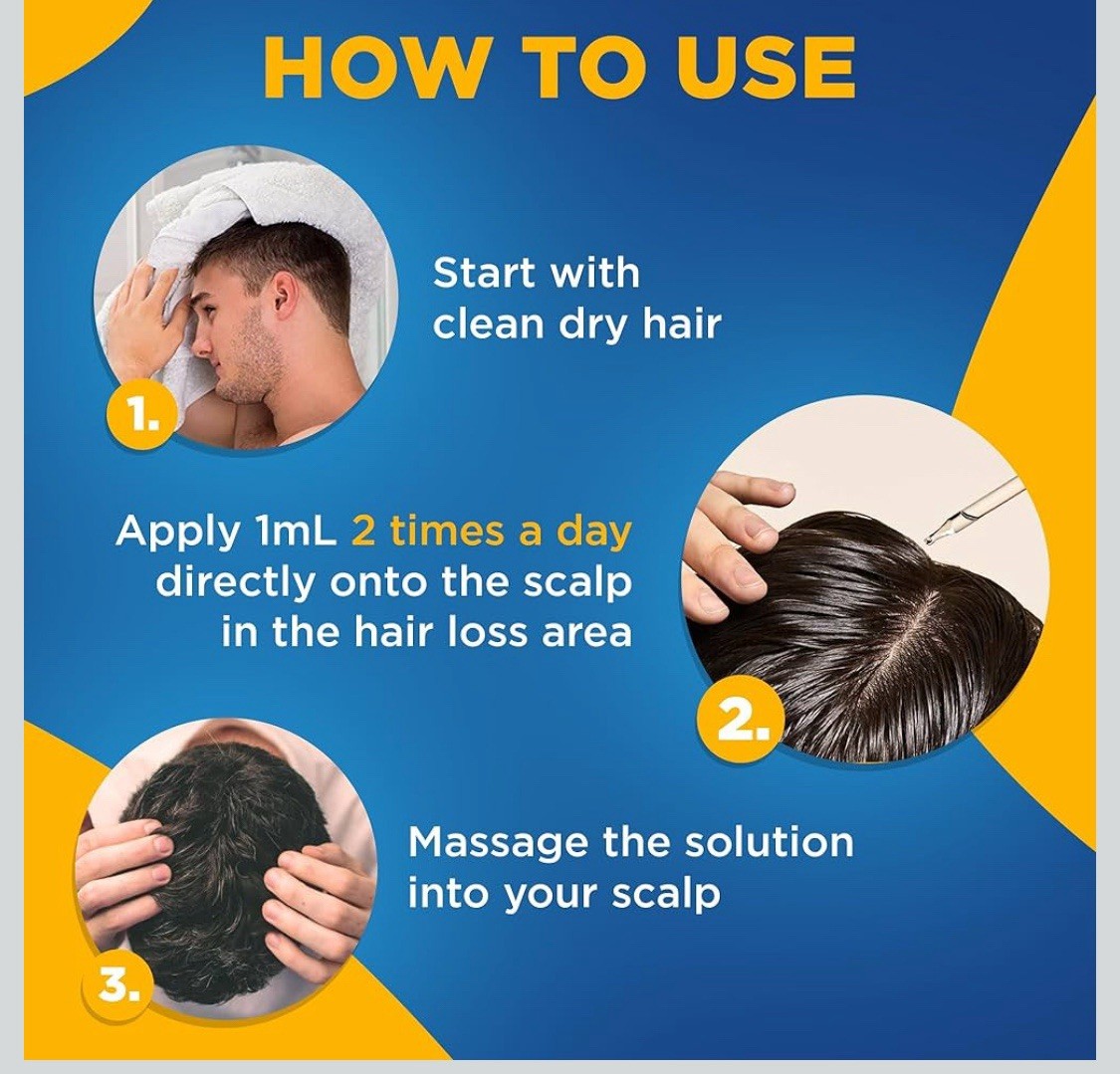 Five Kirkland lotion  Minoxidil 5% Men Hair Regrowth Solution 6 Months Bottles