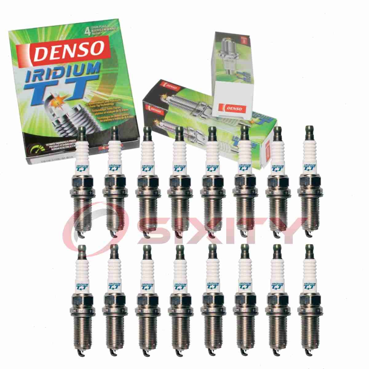 16 pc Denso Iridium TT Spark Plugs for 2009-2010 Dodge Ram 1500 4.7L V8 lt