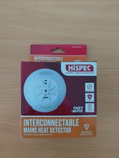 Hispec HSSA/HE/FF10 Mains Heat Alarm with Lithium Battery Backup