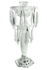 Waterford Crystal Exclusive 2 TierCandelabra with Bobeche and PrismsNIB 12.5"