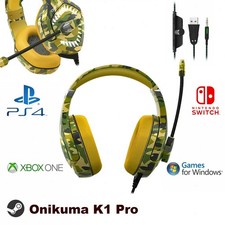 ONIKUMA K1 Pro Wireless Gaming Headsets Surro...