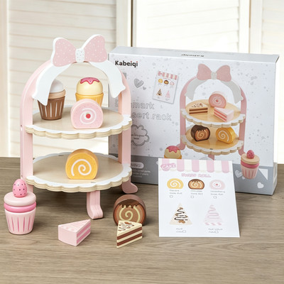 Spielküche Kinderküche Spielküche Zubehör Holz, Teeservice Kinder Teeset aus Hol