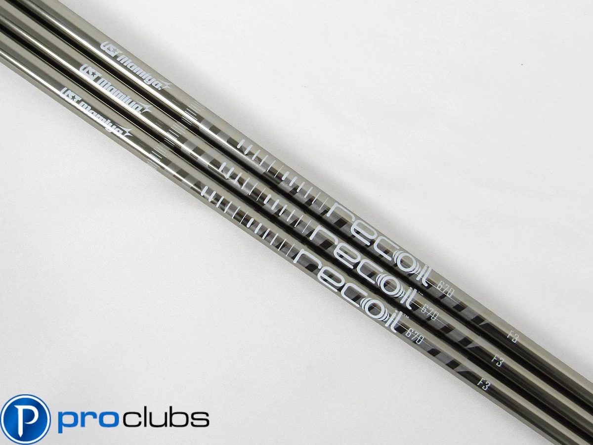 Paire De Tiges De Fer UST MAMIYA Recoil 780 ES F4 SW - Graphite Stiff, Embout TaylorMade - 36 Pouces