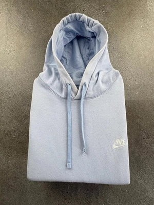 sweat - hoodie - pull à capuche nike bleu ciel logo brodé taille XL #B3.833 - Photo 1/4