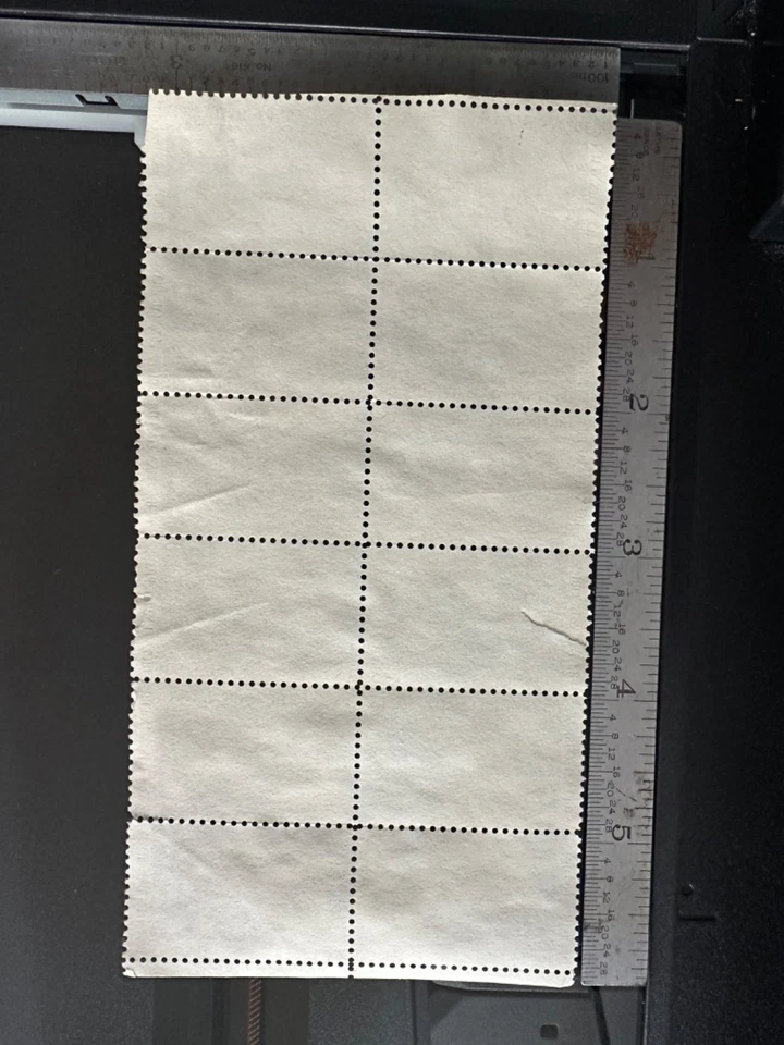 Qty 12 Stamp Block 8 cent Bicentennial 1976 Boston Tea Party Stamps USED Mailed - Image 4 of 4