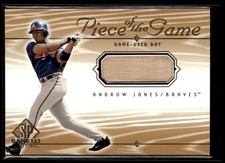 2000 SP Game Bat Edition Piece of the Game Bat Relic Andruw Jones Atlanta Braves