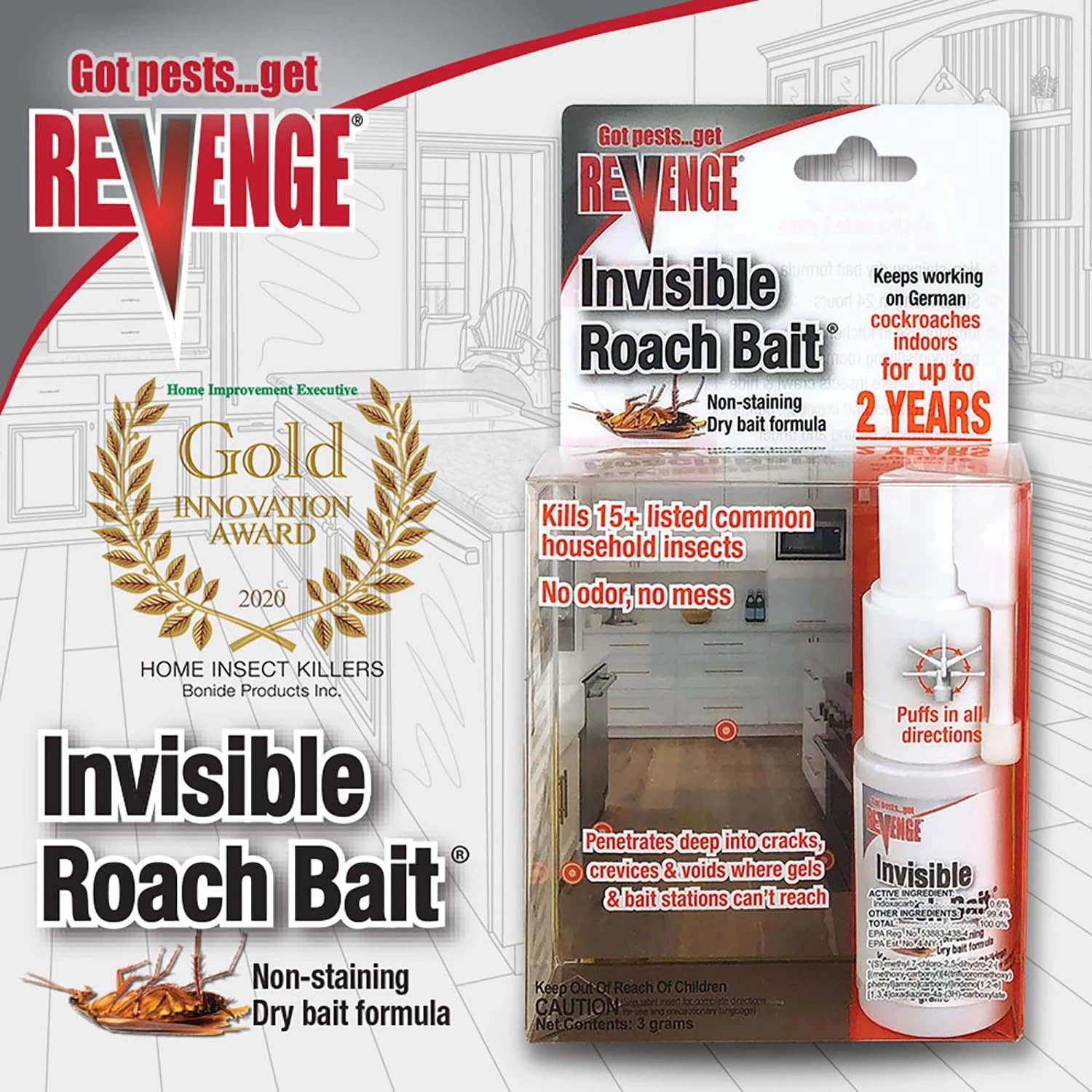 Bonide Revenge Roach Bait - Thumbnail 3