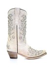Corral Western Boots Girls Glitter Inlay 1.5 Child White T0021 CLEARANCE — photo 2