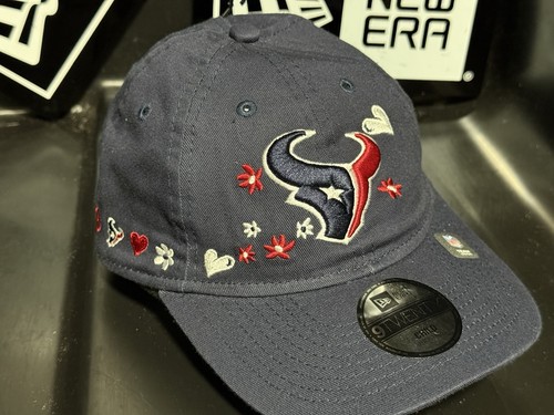Houston Texans 9Twenty Adjustable Childrens / Youth New Era Flower Hay - Picture 5 of 8