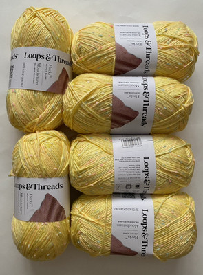 Loops & Threads ''Sunshine'' Yarn, New, Lot of 6