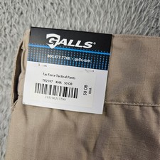 NEW GALLS Tac Force Tactical Cargo Pants Men Size 50 OB Unhemmed Light Khaki