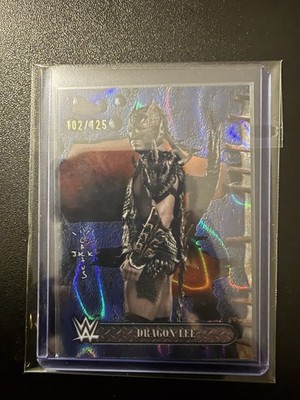 Dragon Lee 2025 Topps Chrome WWE Cactus Jack Blue Sonar Refractor  /125 