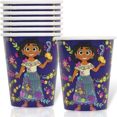 Unique Encanto Birthday Party 9oz Paper Cups - 8 per Pack,Other Party Supplies