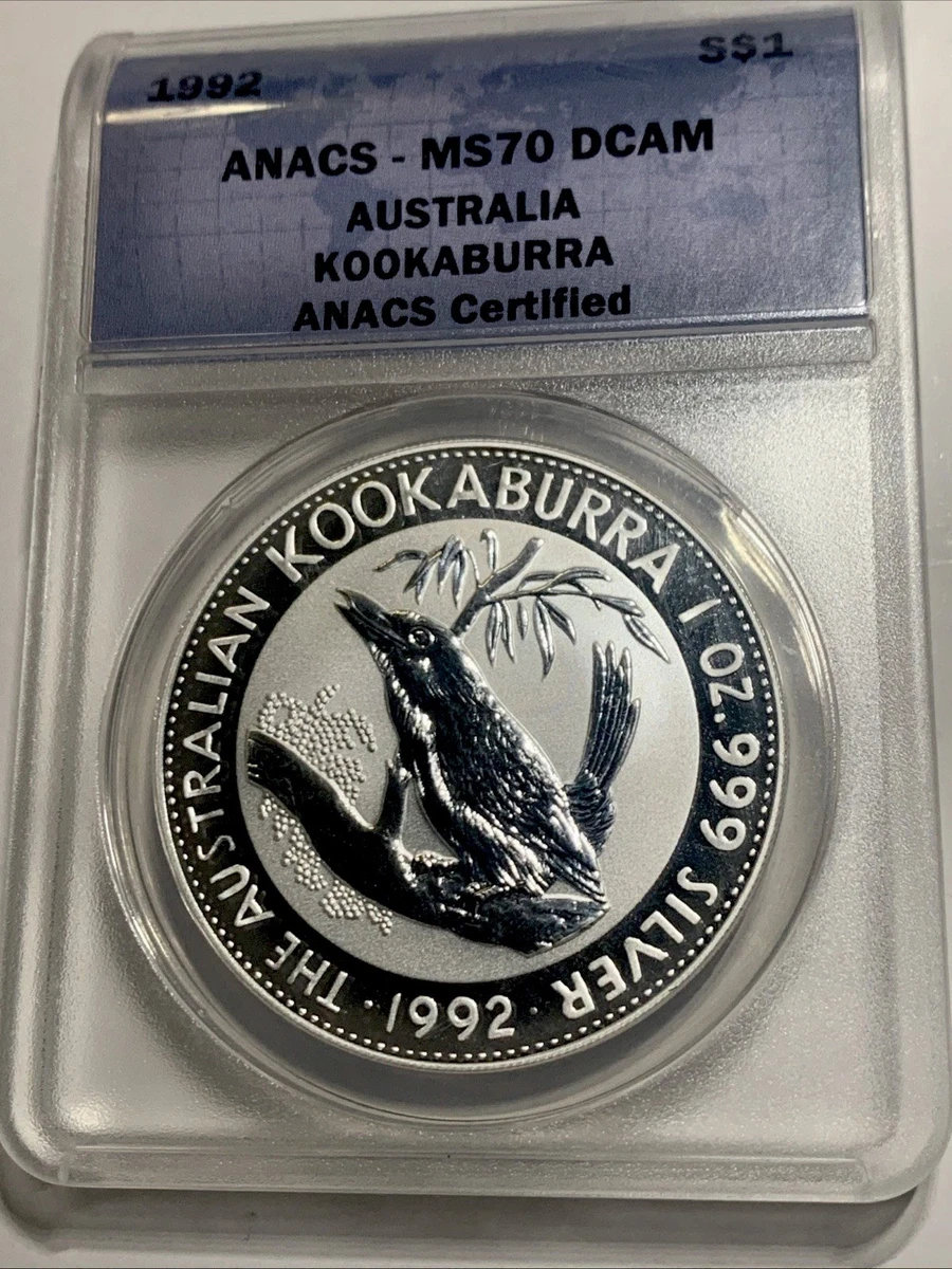 Australian Kookaburra 1 oz Precious Metal Content per Unit 1992