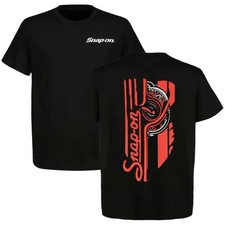 Vintage Snap-On Graphic T-Shirt Two-Sided Cotton Casual Tee