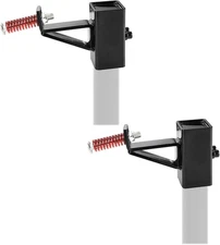 4 Pcs AR500 Steel Target Hangers, T Post Adjustable Height Stand Shooting Base