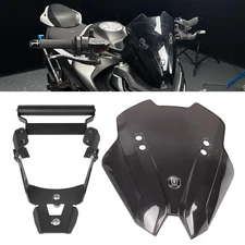 Windshield With GPS Mounting Bracket Bar Extension Holder For CFMOTO 800NK