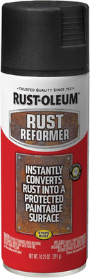 248658 Stops Rust Reformer Spray Paint, 10.25 Oz, Matte Black