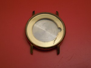 Authentic CONCORD 18K ELECTROPLATED GOLD PLATED RONDE 32MM CASE ROUND