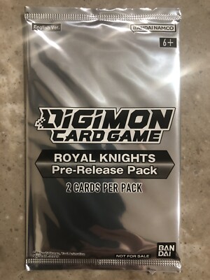 Digimon Card Game Royal Knights Pre-Release 2 Card Pack | eBay Digimon Card Game Royal Knights Pre-Release 2 Card Pack | eBay