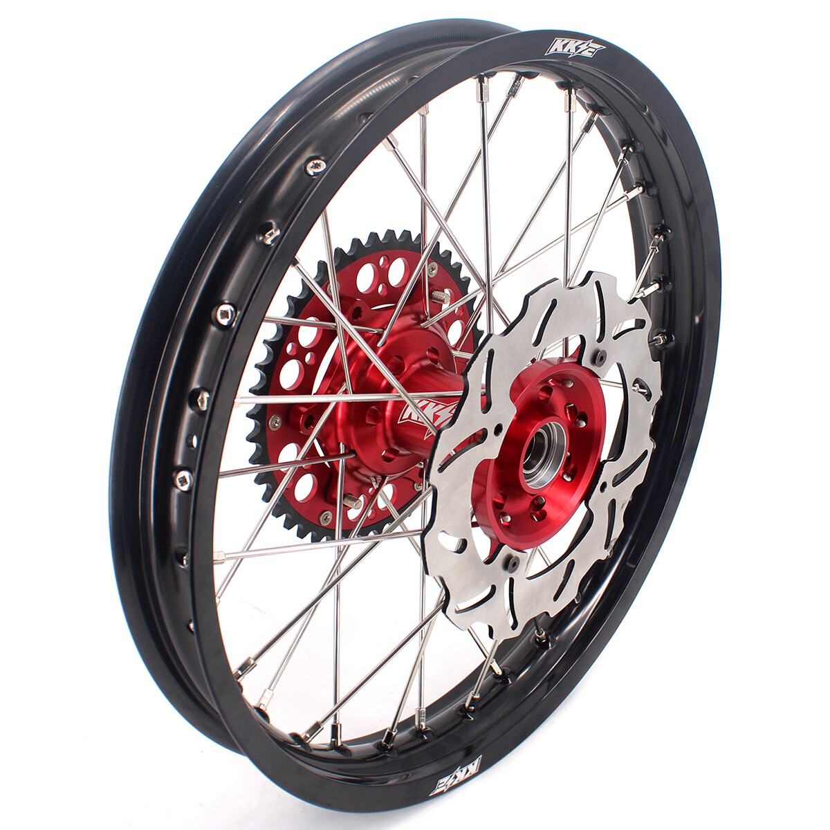 KKE 21-19" MX Wheels Rims Fit Honda CRF250R 2014 CRF450R 2013-2014 CNC Dirt Bike - Thumbnail 2