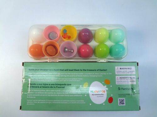 Kids Wonder of Easter Family Life Resurrection Eggs Set (12 Eggs&Colors) (B73) - Picture 4 of 8