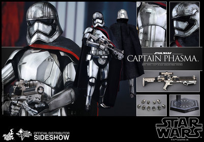 Hot Toys Star Wars Captain Phasma １／６ Hot Toys 1/6 Scale Star Wars The Force Awakens Captain Phasma