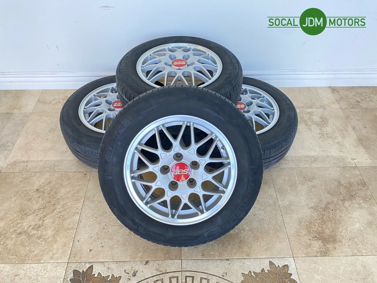 JDM BBS FORGED HONDA WHEELS 195/65/R15 TIRES 15x6.5JJ +55 5x114.3