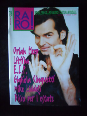 RARO! n°78 1997 Litfiba Uriah Heep E.L.P. Mike Liddell Gigliola Cinquetti  [AS4]