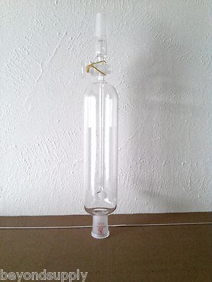 Lab Glass pressure equalizing separatory separation funnel 100ml  new
