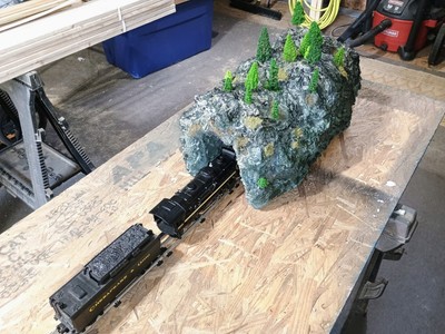 One of a kind. Realistic O Gauge Rocky Mountain Train Tunnel. Tunnel Only.