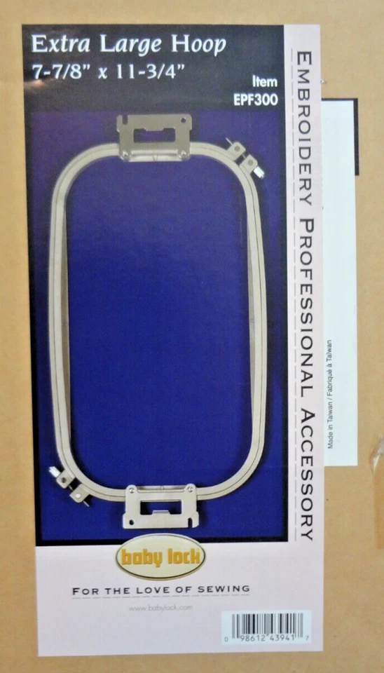 Baby Lock EPF300 XL Embroidery Extra Large Hoop 7.9" X 11.8" / 300mm x 200mm - Image 2 of 4