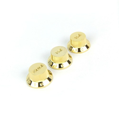 Strat style Guitar Control knobs Set ( 2 Tones, 1 Volume ), Plastic