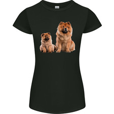 Chow Cucciolo Cane Donna Minuta Taglio T-Shirt
