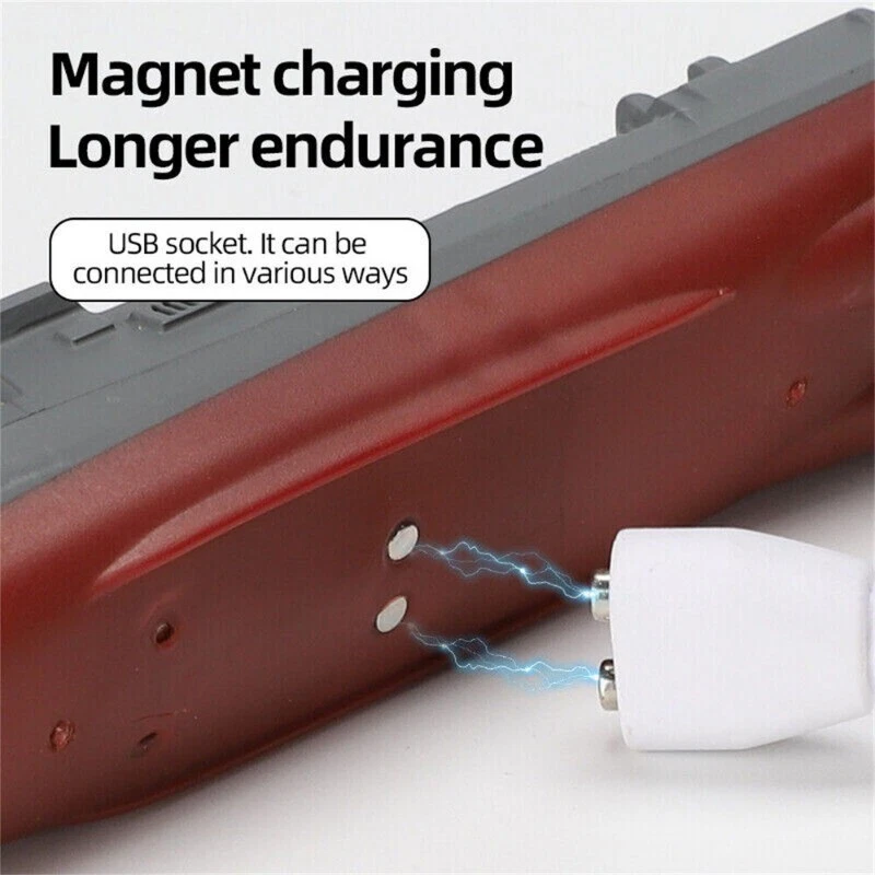 Remote Control Warship Model RC Ship Pool Lake Boat Cruiser Destroyer Water Toy - Image 4 of 4