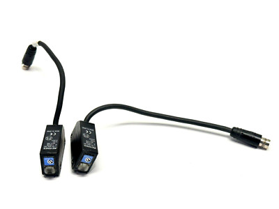 Keyence PZ-M62P Square Retro-Reflective Photoelectric Sensor LOT OF 2