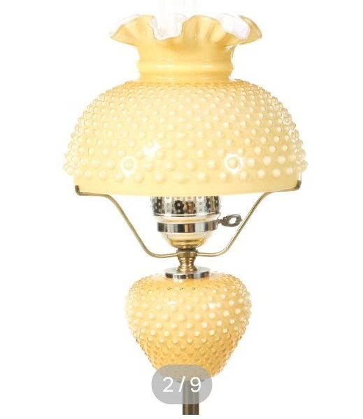 Hobnail floor sale lamp