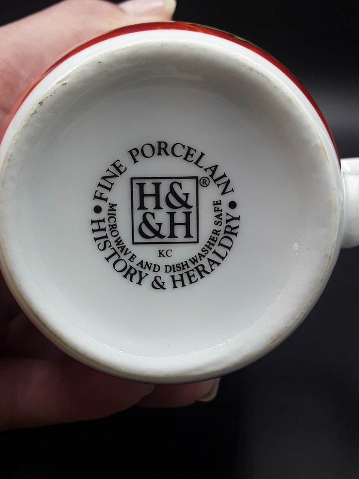 Real Estate Agent Occupation Job History & Heraldry Coffee Tea Cup Mug