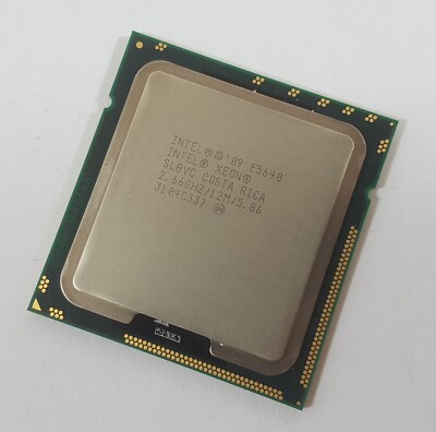 Intel Xeon E5640 2,66 GHz Sockel 1366 SLBVC 2.66GHZ/12M/5.86 Quad Core
