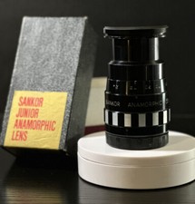  RARE SANKOR 35J ANAMORPHIC PROJECTION LENS W/ ORIGINAL BOX - GOOD CONDITION 